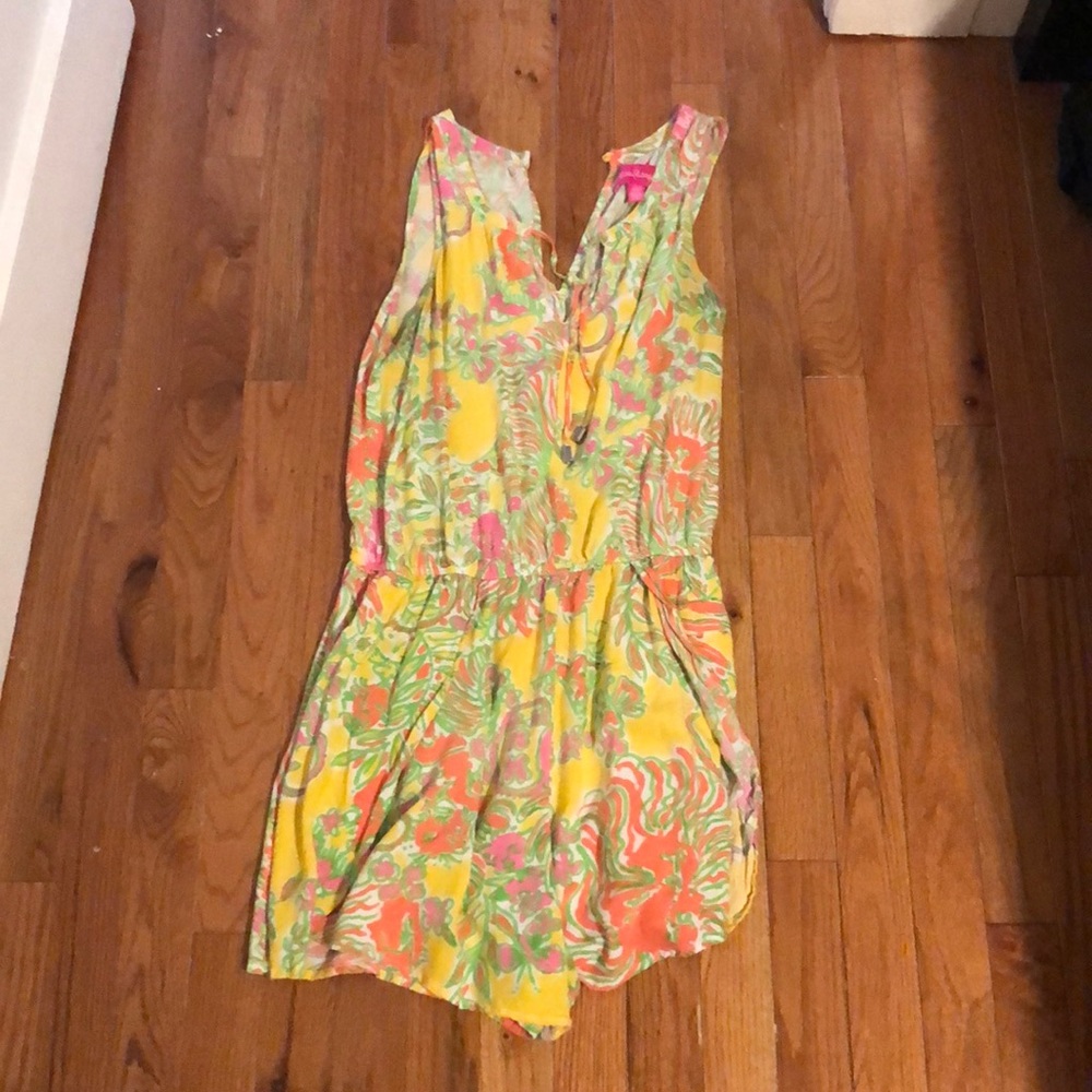 Lilly Pulitzer romper from target.